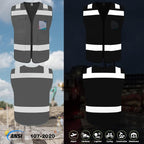TCCFCCT Safety Vest for Men Women 5 Pockets Reflective Vest - Image 2
