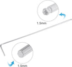 TOP-VIGOR 1Pc 1.5mm Ball End Hex Key Wrench, L Shaped Long Arm Allen Wrench - Image 3