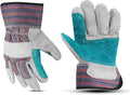 Glove Station Cowhide Split Leather Palm Work Gloves by GloveStation