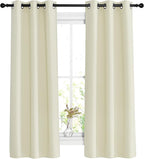 NICETOWN Room Darkening Beige Curtains by NICETOWN