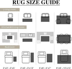 Taupe 4x6 Entryway Rug Vintage Area Carpet Indoor Office Washable Door Mat - Image 9