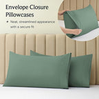 LuxClub 4 PC California King Sheet Set, Deep Pockets Wrinkle Free Cooling Bed - Image 8