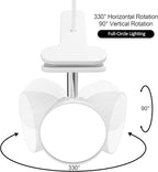 deeloop LED Clip on Light Book Reading 5W Super Bright 330° Rotation Clip on - Image 3