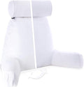 Husband Pillow Medium Aspen Edition White Dandelion, Sit Up Reading & Bed Rest by HusbandPillow