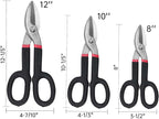 ZKH 8 Inch Tin Snips, Alloy Steel Forged Heavy Duty Metal Shears - Image 7