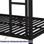 LUXIEE Upgraded & Stronger Heavy Duty Steel Twin XL Over Twin XL Bunk Bed Frame - Image 6