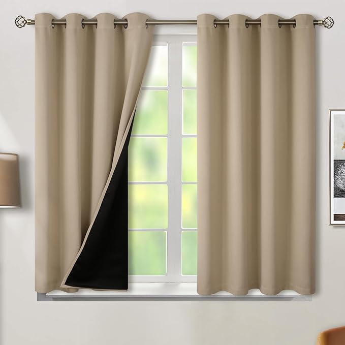 BGment Short 100% Blackout Curtains by BGment