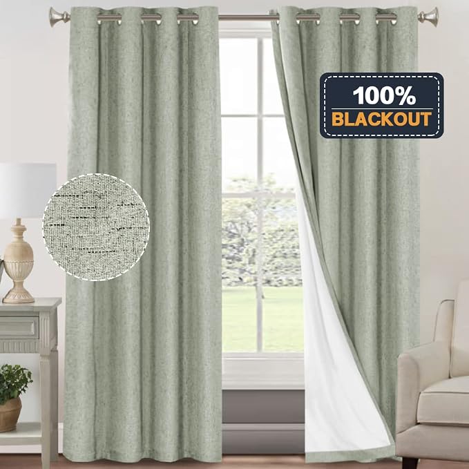PrinceDeco 100% Blackout Curtains - Image 6