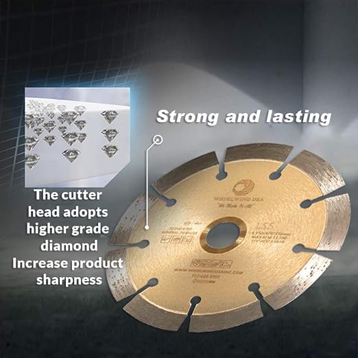 LSS 4 1/2 Inch Diamond Saw Blade, Dry or Wet Cutting Saw Blades - Image 5
