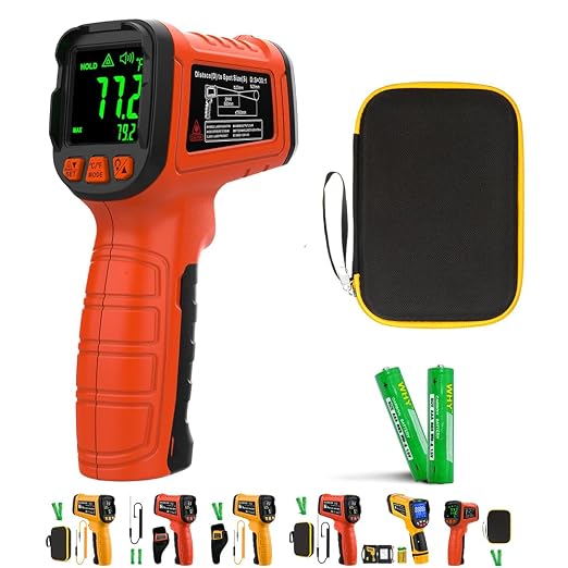 50:1 Infrared Thermometer Gun, -58°F to 2732°F Non-Contact Laser Temperature Gun - Image 8