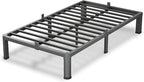 10 Inch Twin Size Bed Frame, 3500Lbs Heavy Duty Metal Platform by VIPSHOW