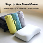Cushion Lab Travel Deep Sleep Pillow – Compact Memory Foam Neck Pillow - Image 2