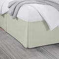 Twin Bed Skirt, Luxury 18 Inch Drop Ivory Pleated Bed Skirt, Double Brushed by Unknown