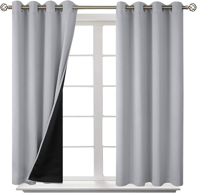 BGment Short 100% Blackout Curtains - Image 8