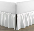 SKY BEDDINGS - Twin Size Ruffled Bed Skirt - 18 Inch Drop Dust Ruffle Bed Skirt by SKYBEDDINGS