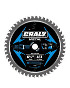 CRALY 6-1/2 Inch 48 Teeth Steel and Ferrous Metal Cutting Circular Saw Blade by CRALY