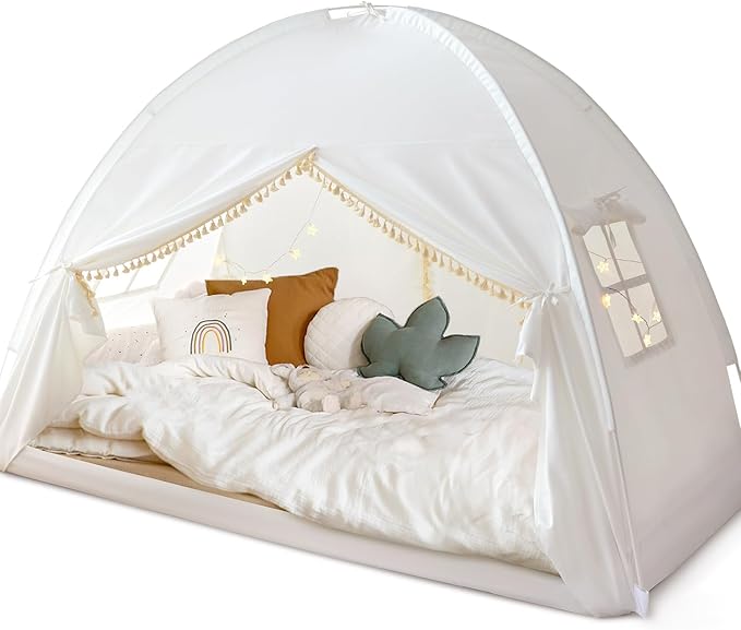 Razee Twin Bed Tent for Kids, Twin Size Toddler Canopy Indoor Princess by Razee