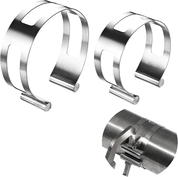 2-Piece Stainless Steel Exhaust Welding Clamps, High Temperature and Corrosion by GJYSYP