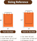 LBRO2M 1000 Thread Count 100% Egyptian Cotton Sheets Set Twin XL, 3 Piece Sets - Image 6