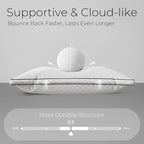 Sweetnight Pillows Queen Size Set of 2, Bed Hotel Pillows, Almohadas para Dormir - Image 4