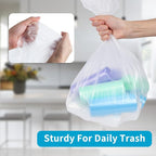 Clear Trash Bags 4-Gallon: Small Garbage Bags - Image 4