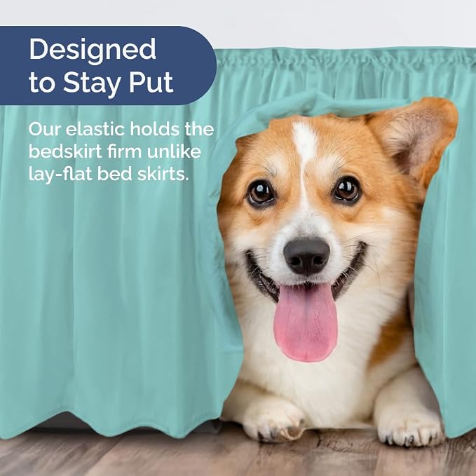 Wrap Around Dust Ruffle Bed Skirt - Image 7
