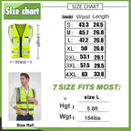 YOWESHOP High Reflective Visibility Safety Vest Custom Your Logo Safety Workwear - Image 5