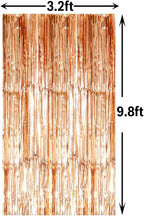 GOER 3.2 ft x 8.2 ft Metallic Tinsel Foil Fringe Curtains, Party Streamer - Image 6