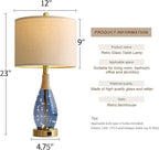 OYEARS 23" Table Lamps for Living Room Set of 2 Bedside Lamps for Night Stands - Image 7