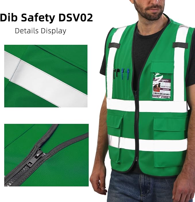 Dib Safety Reflective Vest High Visibility - Image 4