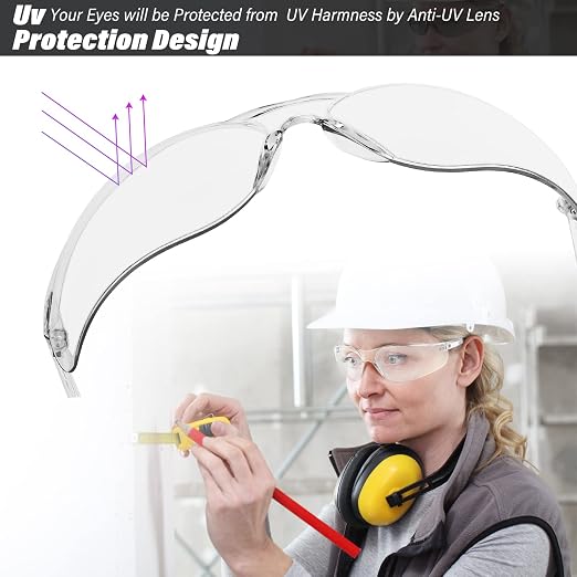 30 Pack Safety Glasses ANSI Z87.1 Scratch Resistant Eyewear - Image 3