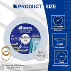 SHDIATOOL Diamond Glass Cutting Disc 4-Inch Saw Blade, Ultra-Thin Cut Off Wheel - Image 2