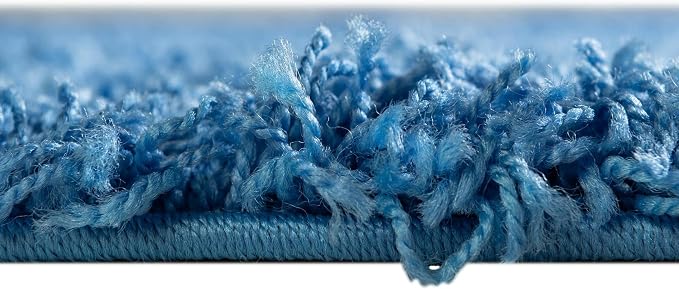 Unique Loom Solid Shag Collection Area Rug - Image 5
