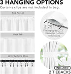Deconovo Total Blackout Curtains 2 Panels W70 x L84— 100% Blackout, Thermal - Image 4