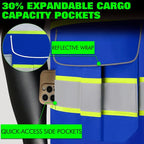 BeautyWill Custom Logo 10/20 Pack Safety Vest Class2 High Visibility Vest - Image 5