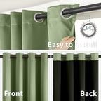 BGment Short 100% Blackout Curtains - Image 6