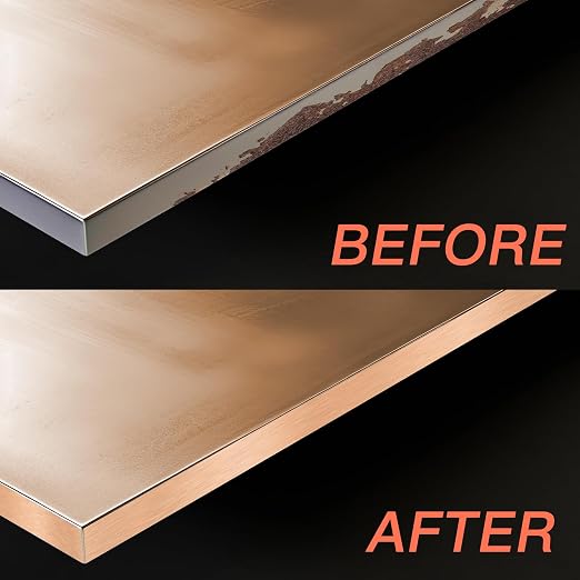 GSCIT Club Rose Gold Edge Banding, 3/4 Inch x 50ft Aluminum Brushed Edge - Image 3