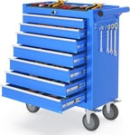 7 Drawers Metal Rolling Tool Chest, Portable Storage Tool Box by SGHATAJ