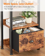 Furologee 6 Tier Bookshelf, Tall Shelf - Image 4