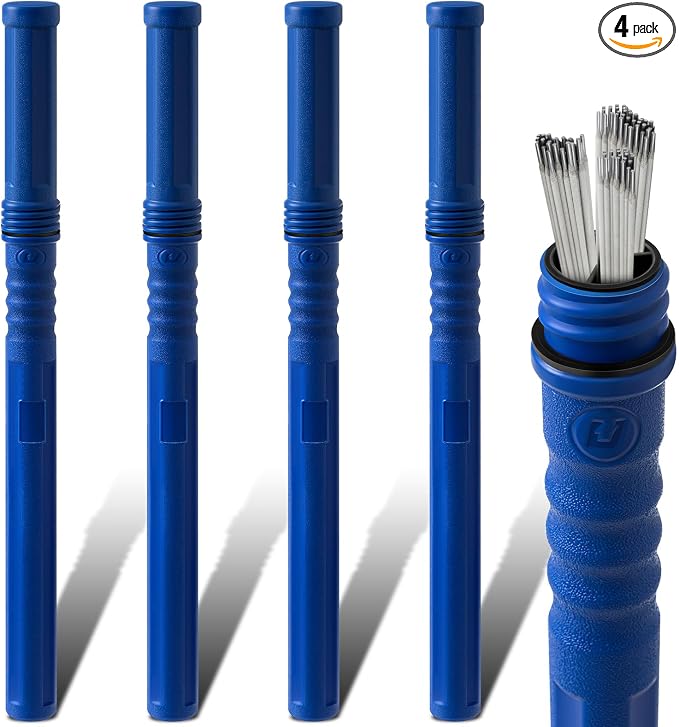Tandefio 4 Pcs Welding Rod Storage Tube 40 Inch Tig Rod Storage Canisters by Tandefio