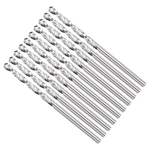Drill Bit, 2.5mm Cutting Diameter, 4241 HSS 118° Cutting Angle Uncoated Bright by CoCud