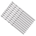 Drill Bit, 2.5mm Cutting Diameter, 4241 HSS 118° Cutting Angle Uncoated Bright by CoCud