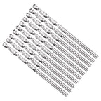 Drill Bit, 2.5mm Cutting Diameter, 4241 HSS 118° Cutting Angle Uncoated Bright by CoCud