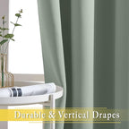 NICETOWN Blackout Sage Green Curtain - Image 5