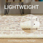 zesthome 12x15 Area Rugs, Large Washable Rug, Ultra-Thin Stain Resistant Rugs - Image 6