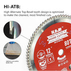 Woodworking Circular Saw Blades 2-Pack 12", Arbor 1", Framing/General Wood - Image 6