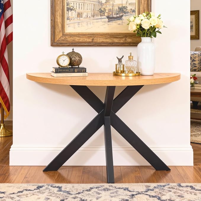 Half Moon Table for Small Spaces by CALLIEVER