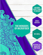 VENTURE 4TH Microfiber Beach Towel: Quick-Dry, Sandproof and Lightweight - Image 3