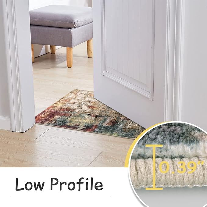 Lahome Modern Abstract Kitchen Runner Rugs Non Skid Washable, 2x6 Rug Runners - Image 4