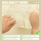 Windyun 40 Over the Door Shoe Organizer Large Breathable Mesh Pockets Hanging - Image 6
